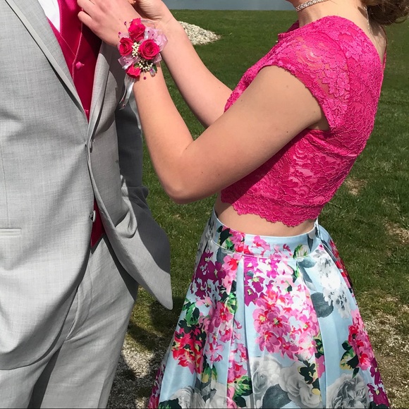 Prom Dress- 2 piece - Picture 1 of 3